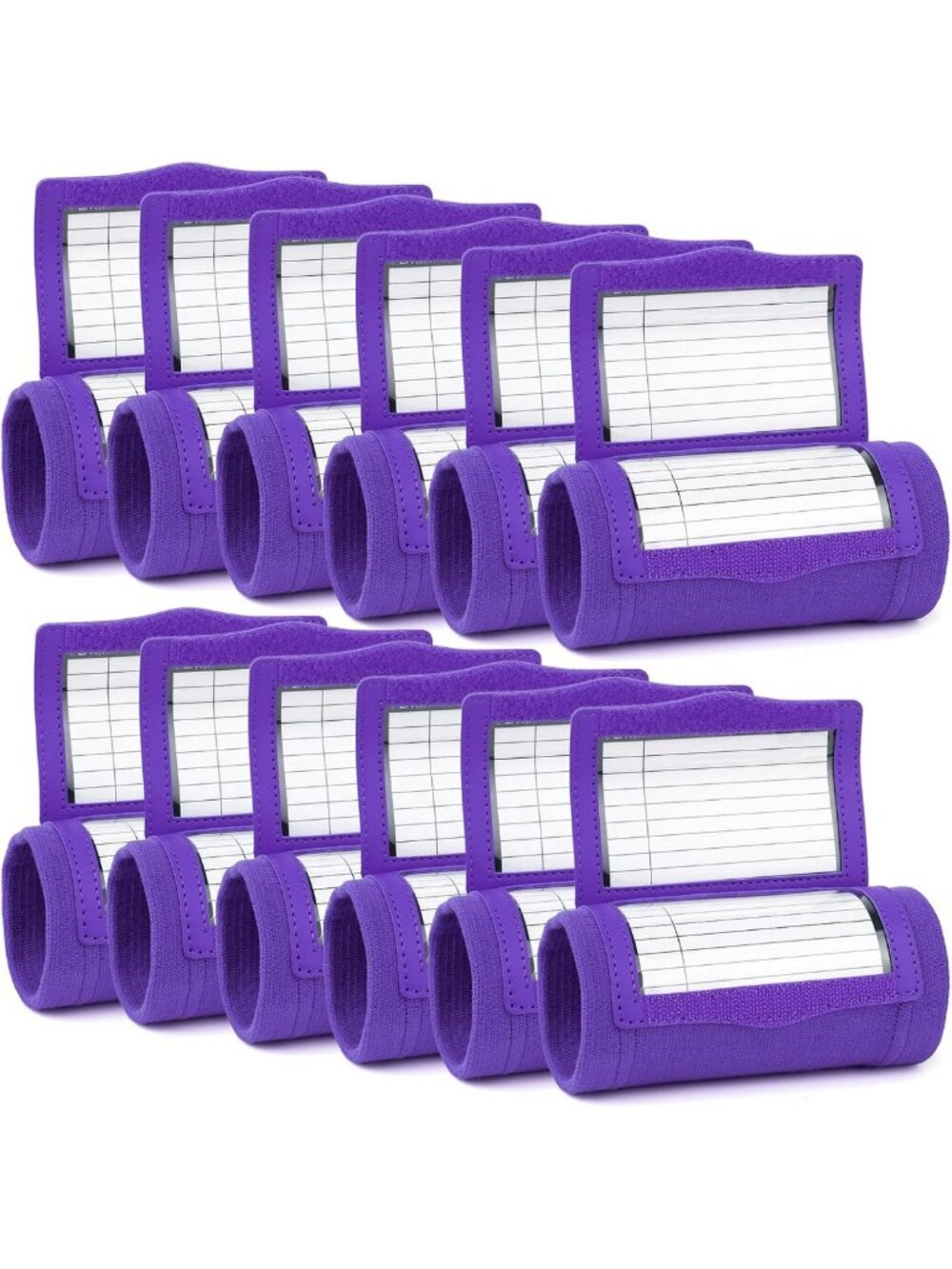 Football Play Wristband for Quarterback - Game Day Playbook Holder, Adjustable